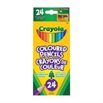 BTE 24 CRAYONS COULEUR,CRAYOLA