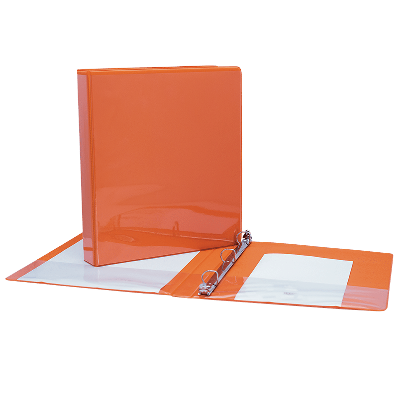 CARTABLE 2 POUCES PAGE COUVERTURE ORANGE