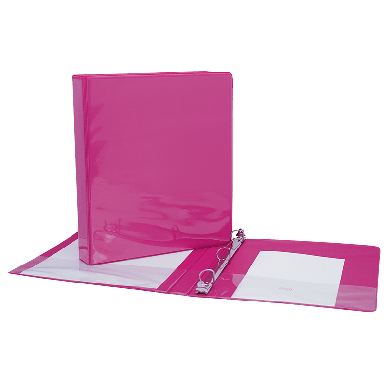 CARTABLE 2 POUCES PAGE COUVERTURE ROSE