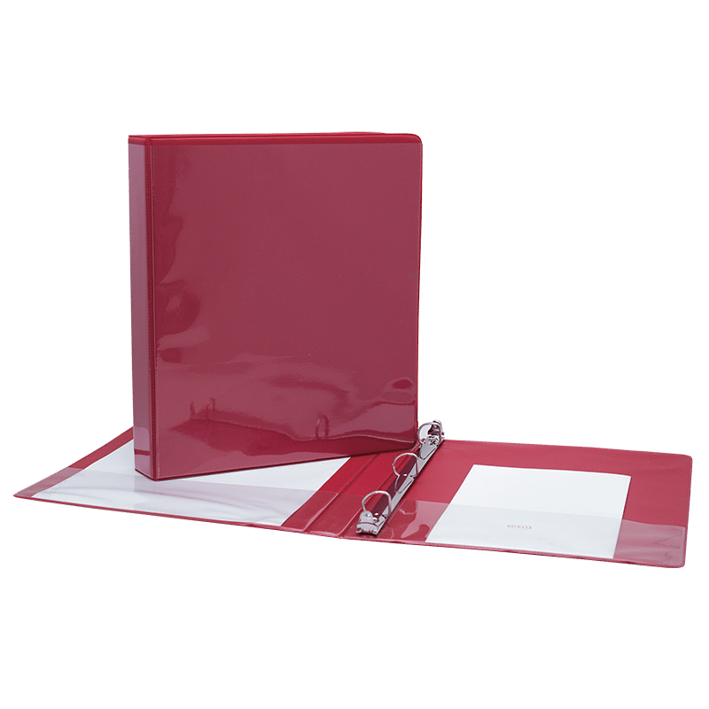 CARTABLE 2 POUCES PAGE COUVERTURE ROUGE