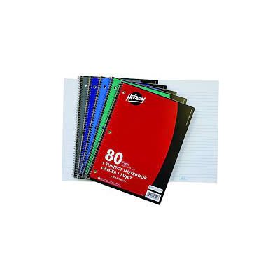 CAHIER SPIRALE QUAD. 5MM 80 PAGES